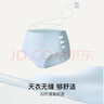 ubras女士内裤女抗菌底裆中腰三角裤粉末蓝+椰青灰+兰花烟XL 实拍图