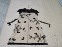 卡吉蘭娜短袖连衣裙女夏季女装韩版遮肚显瘦气质小个子拼接网纱刺绣裙子 图片色 L（115-125斤） 实拍图