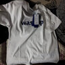 WASSUP LEMON短袖t恤男纯棉2023新款wassup国潮落肩宽松情侣装简约印花上衣 白色3049 S    80-110斤 实拍图