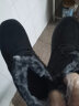 Pansy日本雪地靴冬季女加绒加厚保暖妈妈棉鞋中筒舒适HD4680 黑色 35  晒单实拍图