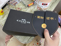 蔻驰COACH腰带男士经典款C纹双面针扣皮带可旋转复古做旧父亲节送爸爸 91305QBLVW 实拍图