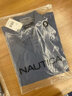 诺帝卡（NAUTICA）男装夏季棉氨混纺休闲亲肤透气短袖POLO衫男KE3100 灰蓝03B（231） S 实拍图