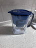 松下（Panasonic）滤水壶便携净水壶 家用3.5L过滤器厨房客厅自来水净水器TK-EUNP55W（A） 【3.5L】蓝色一壶三芯 实拍图