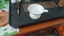 京器 高档家用现代仿乌金石托盘功夫茶具茶海排蓄水两用简约干泡盘 实拍图