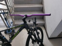 enlee 自行车车把 山地车单车把横户外骑行铝合金山地车车把 720/780mm加长燕把自行车改装 紫色一支（31.8*780mm） 晒单实拍图