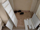 HMJIA 五斗柜斗橱玩具整理柜卧室客厅阳台储物柜抽屉式收纳柜床头柜 白 实拍图