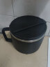 广意 304不锈钢泡面碗 学生上班族饭盒大容量黑色1300ml配勺筷 GY8932 实拍图