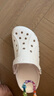 卡骆驰（CROCS）洞洞鞋贝雅女鞋夏季新款凉鞋拖鞋情侣凉拖鞋沙滩鞋男士 10126-100/白色（建议拍小一码） 39-40 (250mm) M7W9 实拍图
