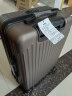 梵地亚行李箱男大容量24英寸万向轮拉杆箱学生旅行箱包密码箱女皮箱子咖 实拍图