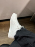 回力童鞋儿童运动鞋2025秋季新款男童透气低帮板鞋中大童女童休闲鞋子 白白色 -1419Y 37 推荐脚长23.0内长23.5 实拍图