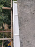 墅耐斯 pvc塑料天沟雨水槽屋檐导水槽别墅外墙方形雨水管7英寸棕色 PVC 7英寸天沟-1米价 实拍图