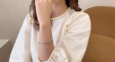 黛瑞思轻奢手链女999足银新款时尚饰品520情人节送女友老婆生日礼物首饰 海洋之心奥地利蓝钻手链豪华礼盒 晒单实拍图