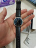 积优（JEAYOU）鳄鱼皮手表带男士双面真皮适配浪琴名匠天梭帝舵飞亚达欧米茄蝶飞万国葡萄牙百年灵真力时优原装 黑色 表耳20mm，表扣18mm 针扣 实拍图
