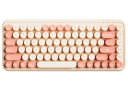 航世（BOW）K508 无线键盘 笔记本台式电脑家用办公通用可爱迷你便携轻音键盘 落樱粉 实拍图