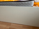 百瑞熙 床 双人床现代简约经济型板式床榻榻米高箱储物床 暖白色1.5米*2米 裸床 (升级款) 实拍图