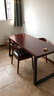 木之灵实木桌简约现代电脑桌书桌家用写字桌铁艺办公松木台式桌子学生 肯尼迪总统椅 实拍图