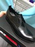 村哥牛皮皮鞋男商务正装男士布洛克皮鞋透气英伦雕花男鞋 黑色 38 实拍图