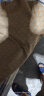 蒙罗顿秋冬季毛衣男士短袖新款韩版修身提花内搭针织衫半袖t恤男打底衫 卡其色 XL 晒单实拍图
