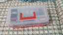 老A(LAOA)12.5英寸糖果色家用透明塑料三层五金工具箱收纳箱 14.5‘’红色 晒单实拍图