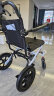 康倍星（COVNBXN）轮椅老人折叠轻便家用医用可上飞机便携式老人老年手动轮椅推车简易小轮椅可带拉杆 2|经典白色大轮款-12英寸实心大轮-可立 晒单实拍图