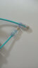 泛达 泛达六类细网线CAT6类千兆跳线POE监控办公家用水晶头宽带成品网线 冰湖蓝 15米 实拍图