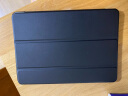 毕亚兹 适用苹果iPad Air2保护套 iPad6代平板电脑保护后外壳 轻薄防摔 休眠三折皮套 PB13-黑色 实拍图