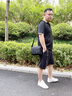 金利来（Goldlion）男包男士帆布单肩包2025年新款多功能户外大容量挎包时尚潮流斜跨 横款【官方直发 假一罚十】 实拍图