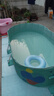 户外免充气游泳池家用室外免安装儿童洗澡池打开即用大型折叠沙池 天空款基础套餐（送洋球+修补） 2.1米 实拍图