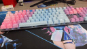 罗技（Logitech） K845机械键盘 有线键盘 办公全尺寸键盘  电竞游戏发光键盘 吃鸡键盘 K845蓝色妖姬-青轴+罗技KDA大桌垫 晒单实拍图