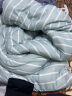 九洲鹿 床垫褥子 四季透气床褥软垫1.5米床防滑垫子-条纹 150*200cm 实拍图