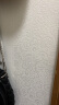 沪达墙纸 现代简约卧室3D立体客厅纯白色竖条纹无纺布墙纸欧式电视背景壁纸 米白色 凹凸植绒工艺9966-1 晒单实拍图