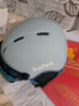 酷峰滑雪头盔雪镜一体护目眼镜雪盔男女儿童单双板专业护具防雾装备 蓝色  L（适合头围59-61CM） 实拍图