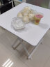 升哥 折叠餐桌户外折叠桌子电脑桌简易便捷小户型方桌吃饭桌椅子组合 纯白色70*70*74cm【加粗桌腿】 实拍图
