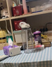 美国Melais运动水杯大容量男女吸管杯带茶漏便携健身tritan户外防摔1000ml旅行水壶 1000ML太空灰（鸭嘴盖+泡茶盖） 实拍图