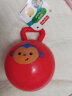 费雪（Fisher-Price）婴儿手抓摇铃球拍拍球小球宝宝充气橡胶皮球 4寸手柄铃铛F0517 红色 实拍图