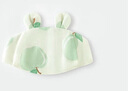 汤尼倍儿新生儿护囟门帽子纯棉0-3-6月初生婴儿胎帽夏季纱布套头空顶帽 苹苹安0-3个月(帽围38cm) 可根据宝宝头围选择 实拍图