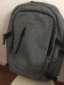 regius双肩背包密码锁男旅行包商务休闲双肩15.6英寸电脑包中学生书包 灰色 实拍图