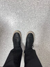 百丽厚底板鞋舒适真皮男春季新款户外工装鞋休闲皮鞋A1611CM4 黑色-单里 41 (255mm) 实拍图
