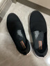 斯凯奇（Skechers）斯凯奇轻便一脚套懒人鞋编织网布透气休闲鞋健步鞋男 55500/BLK 42 实拍图