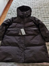雅鹿冬季羽绒服女2025新款中长款时尚冬装连帽加厚派克服韩版外套女装 黑色 XL 170 【推荐150-170斤】 实拍图