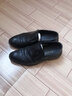 老人头（LAORENTOU）皮鞋男士商务正装鞋头层牛皮套脚防滑透气休闲鞋 A90205 黑 39  实拍图
