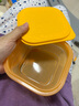 MARCUS&MARCUS marcus婴儿辅食碗 果色宝宝折叠碗马卡龙儿童碗便携餐具 黄色 实拍图