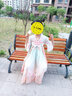 安妮优儿汉服女童春装2025新款古风连衣裙子春季女孩唐装儿童超仙古装夏款 绿色短袖 140 实拍图