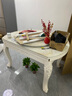 美景（MEIJING）餐桌实木餐桌椅组合可折叠伸缩小户型欧式大理石吃饭桌子家用圆桌 1.2米大理石单桌 实拍图