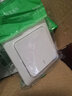 施耐德开关面板 睿意系列白色 家用86型 明装/暗装插座店 空白面板 盲板 实拍图