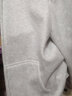 吉闲 卫衣女春秋款2024新款辣妹拉链连帽开衫百搭时尚纯欲风薄款外套 白灰【加绒款】 XL 实拍图