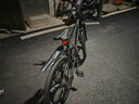 凤凰（Phoenix）山地自行车男女成人变速越野青少年骑行代步公路减震赛车单车 曜石黑/三刀/定位指拨/全车轴承 26寸（身高160-180cm左右） 27速（定位变速+全轴承） 实拍图