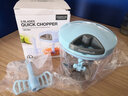 乐扣乐扣（LOCK&LOCK） 厨房多功能切菜器搅拌剁碎搅拌剁蒜泥手动绞肉饺子馅烘焙手拉式 马卡龙蓝大号 实拍图