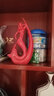 宏赫陶瓷工艺品摆件家居客厅装饰酒柜玄关电视柜红福乔迁送礼喜庆创意 红美人鱼 实拍图