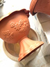 爱丽思（IRIS）杯型环保树脂花盆室内阳台欧式塑料圆型花盆屋顶阳台花园磨砂花盆 350L陶茶色 实拍图